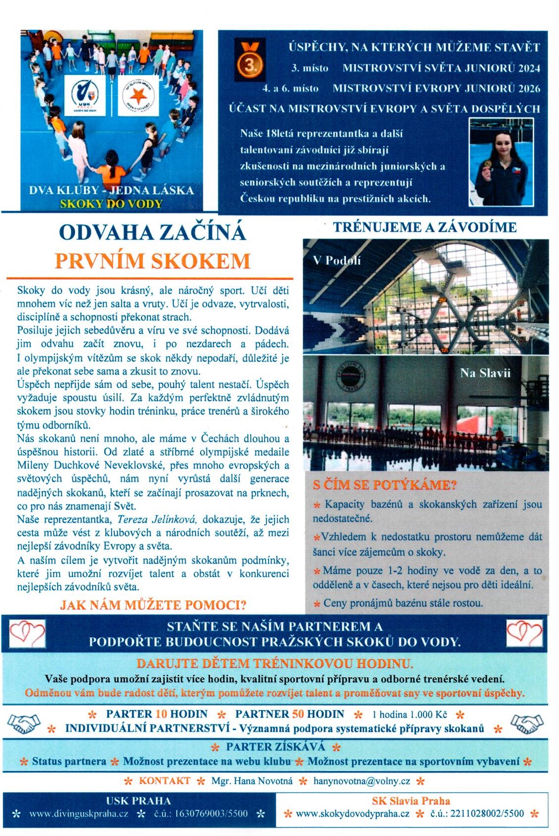 Leták promo skoky